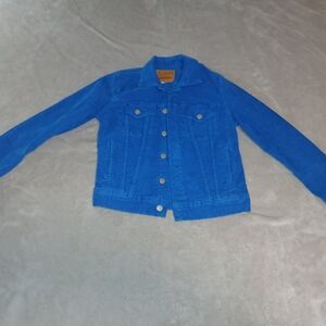 Lucky Brand Tomboy Cordutoy Blue Jacket